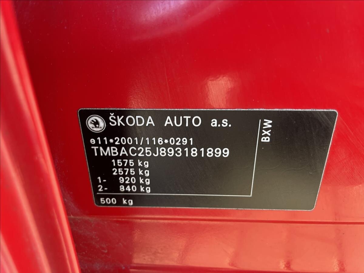 Škoda Fabia Hatchback 1,4 l 63 kw