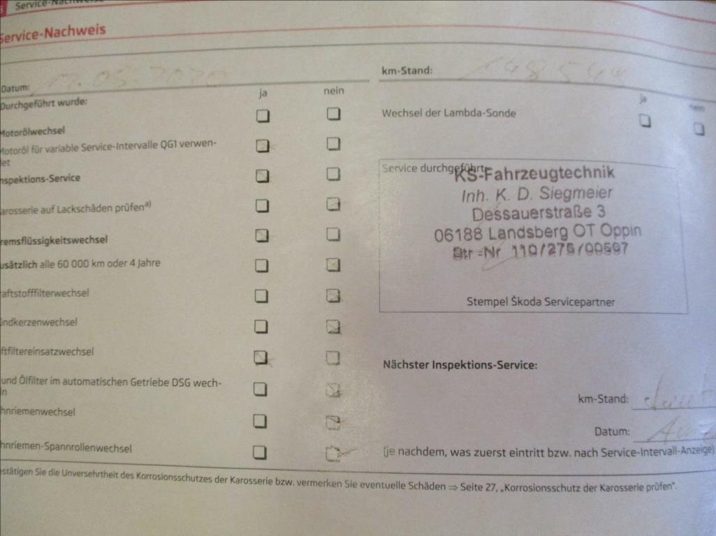 Škoda Fabia Kombi 1,2 l 63 kw