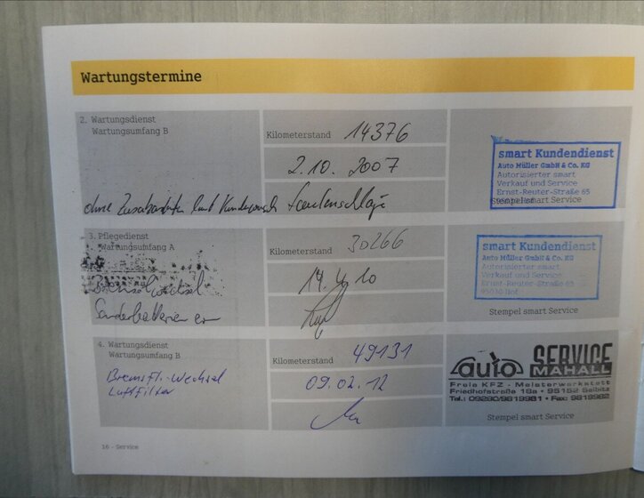 Smart Forfour Hatchback 1,1 l 55 kw