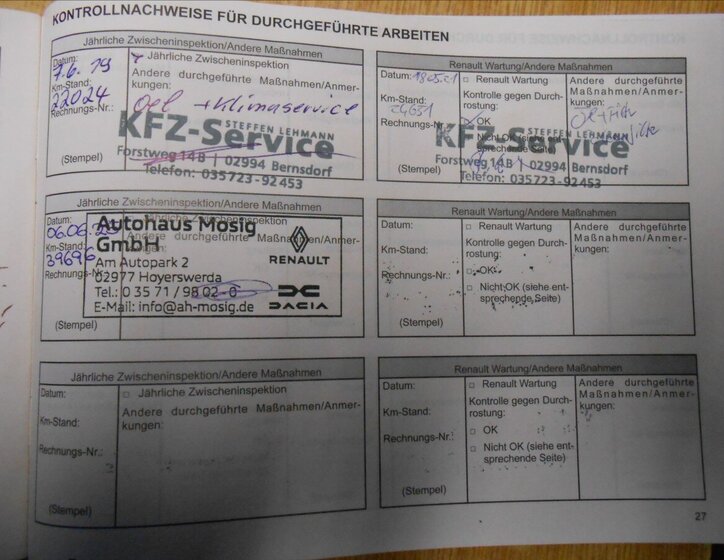 Renault Mégane Hatchback 1,6 l 81 kw