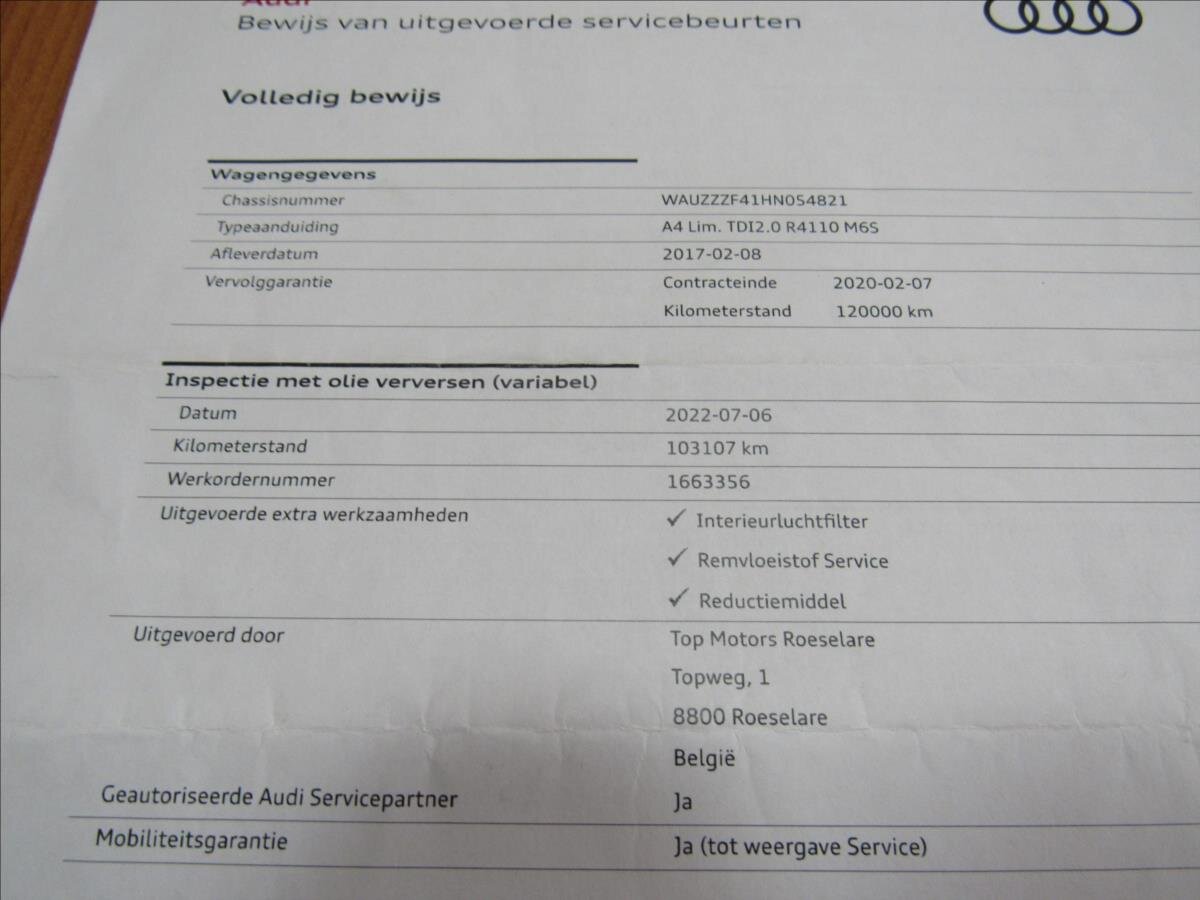 Audi A4 Sedan / Limuzína 2,0 l 110 kw