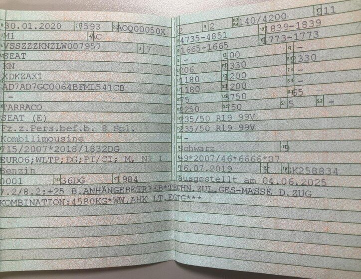 Seat Tarraco Kombi 2,0 l 140 kw