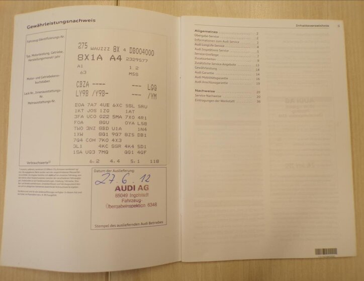 Audi A1 Hatchback 1,2 l 63 kw