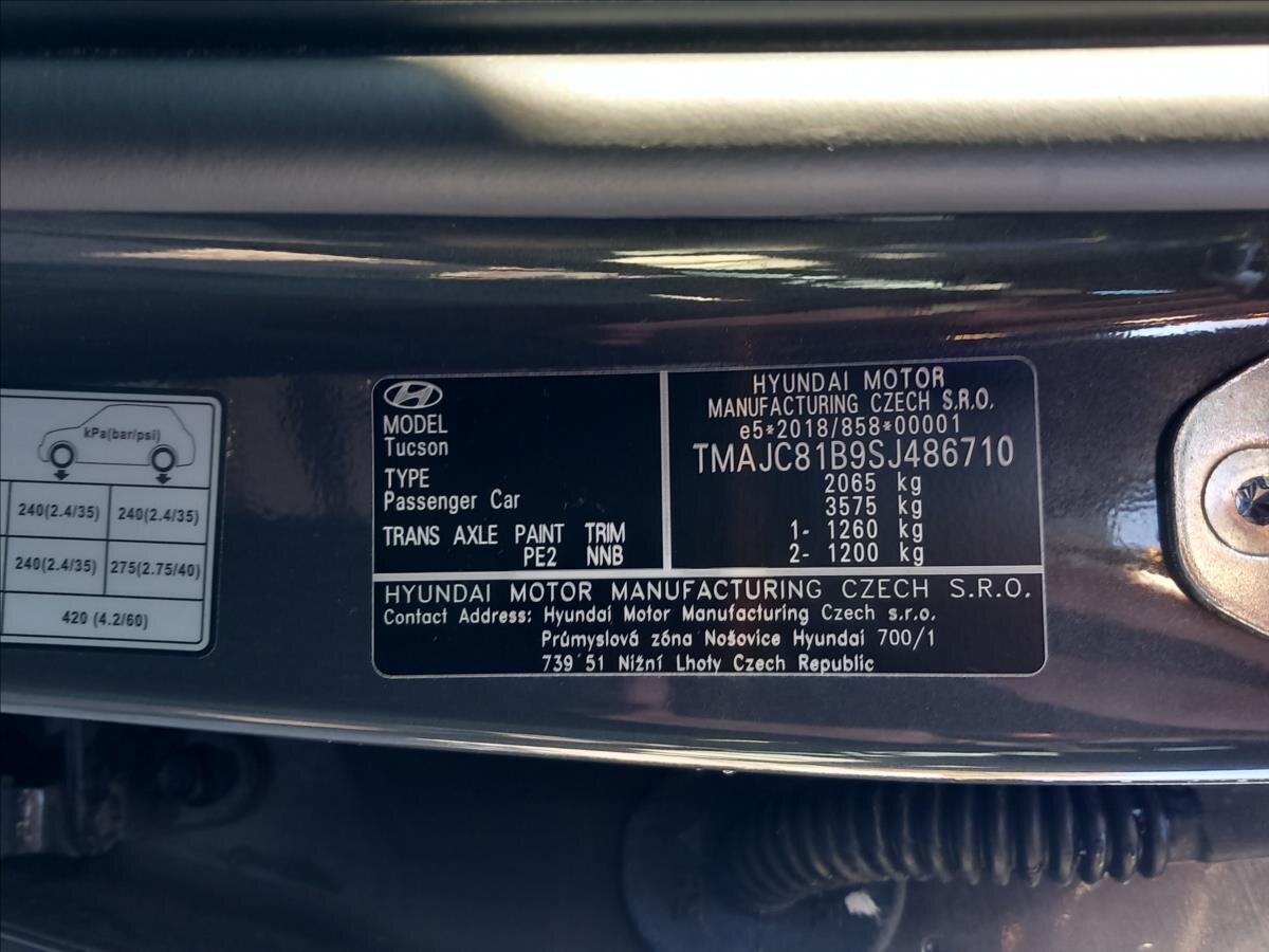 Hyundai Tucson SUV 1,6 l 117 kw