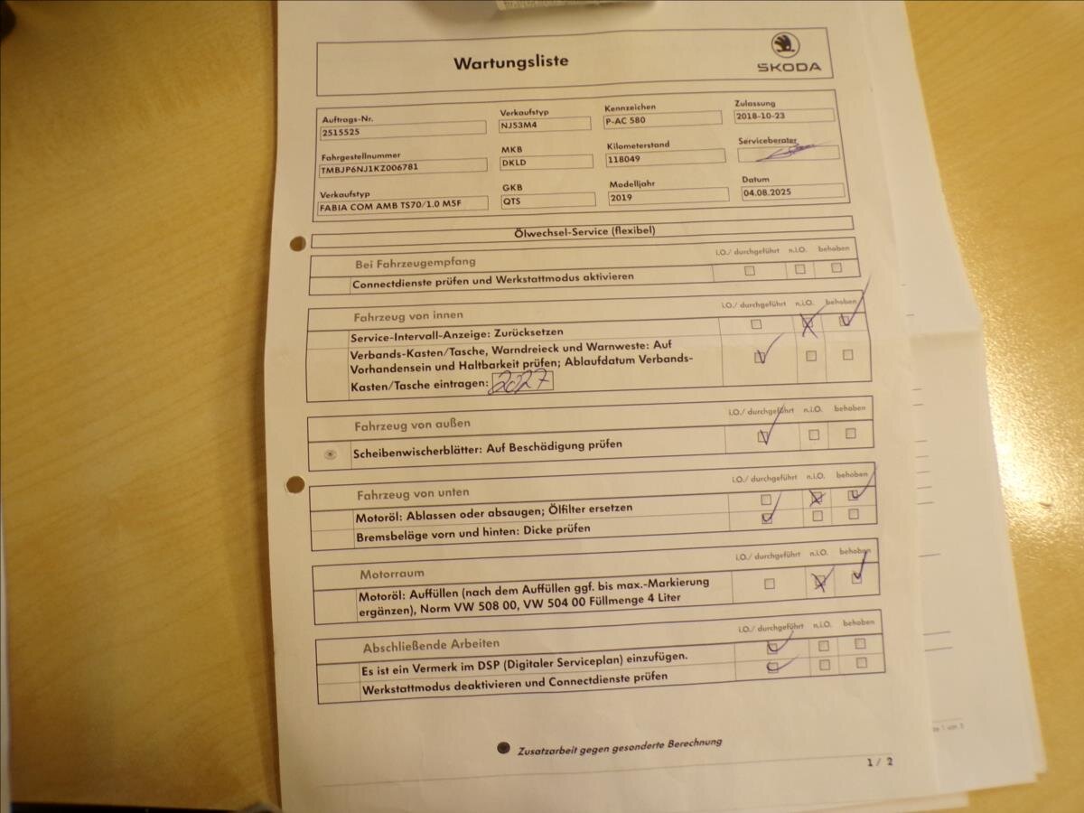 Škoda Fabia Kombi 999,0 70 kw