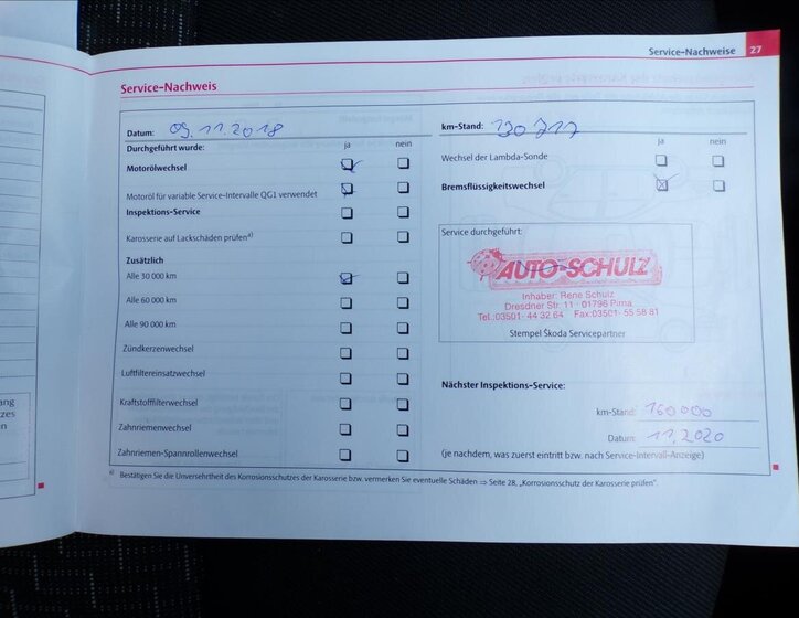 Škoda Octavia Kombi 1,2 l 77 kw