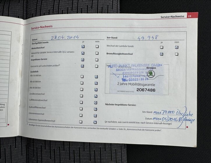 Škoda Octavia Liftback 1,4 l 90 kw