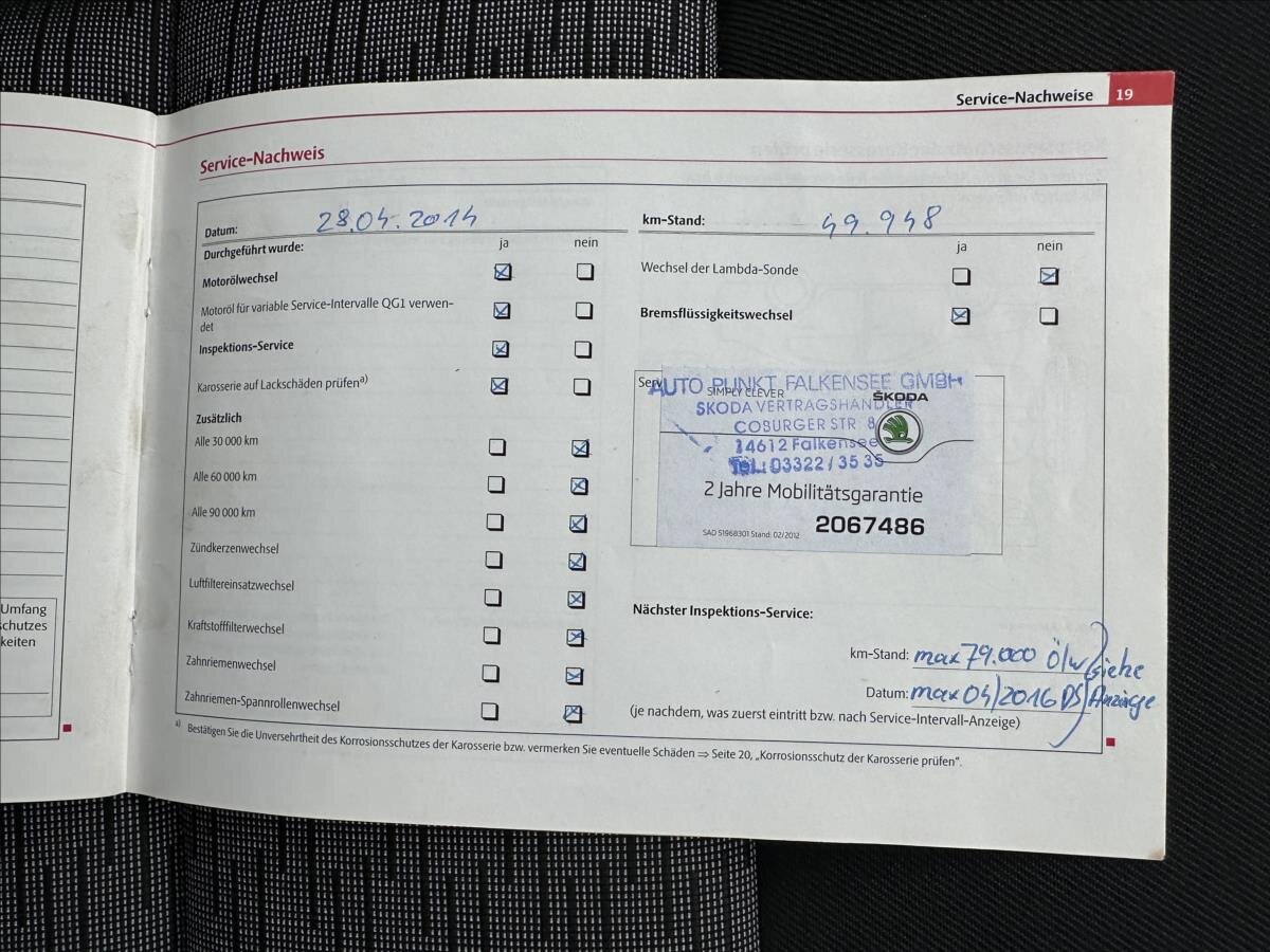 Škoda Octavia Liftback 1,4 l 90 kw