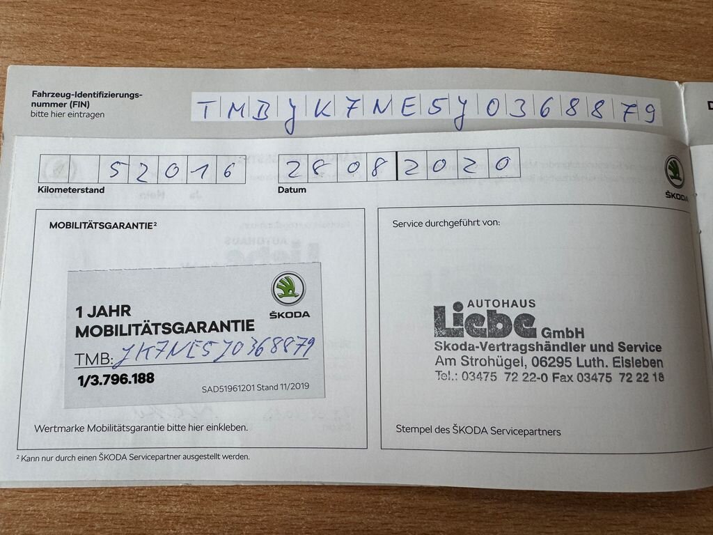 Škoda Octavia Kombi 2,0 l 135 kw