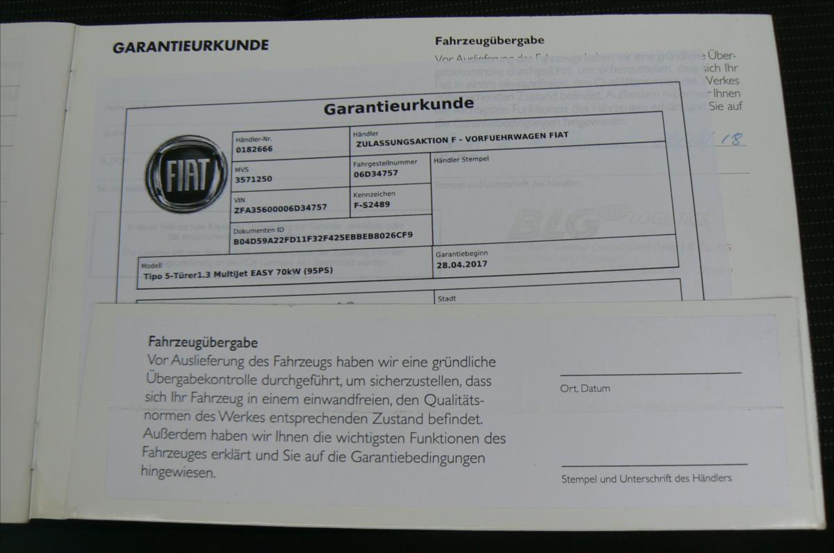 Fiat Tipo Hatchback 1,2 l 70 kw