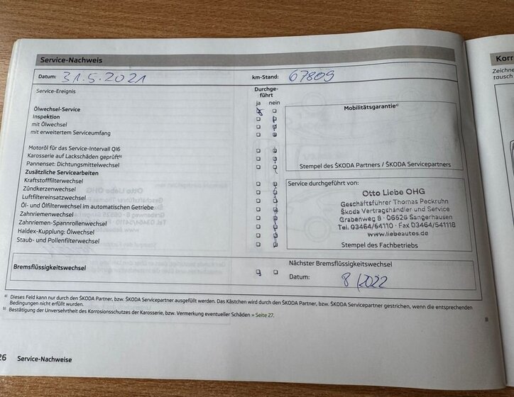 Škoda Octavia Kombi 1,4 l 103 kw