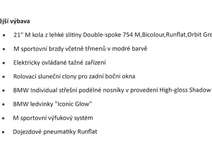 BMW X7 SUV / Terénní 3,0 l 250 kw