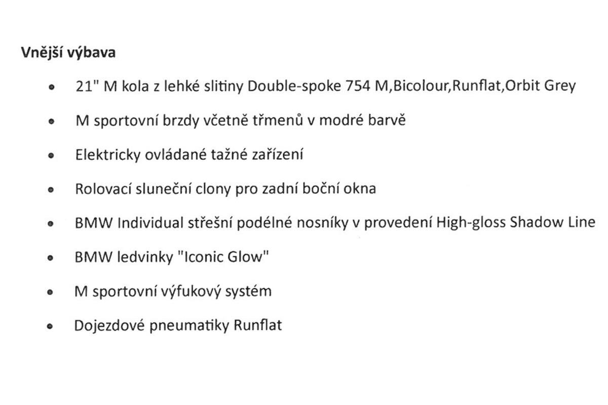 BMW X7 SUV / Terénní 3,0 l 250 kw