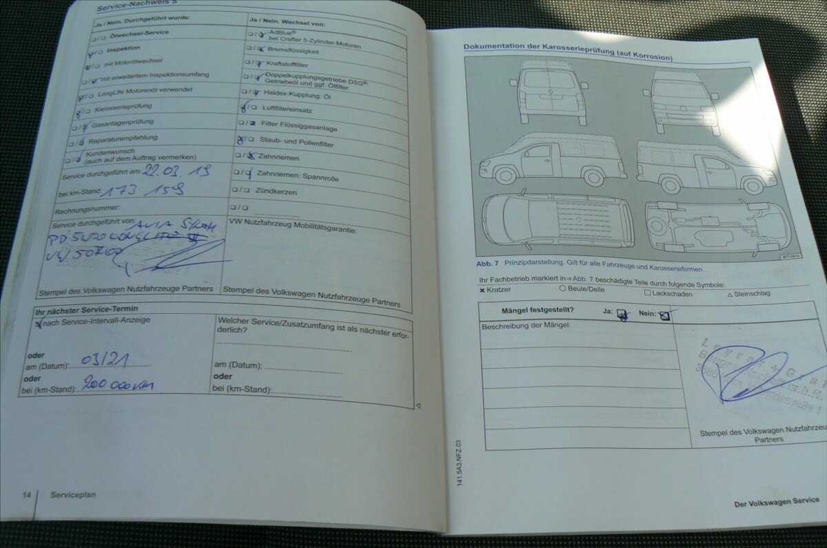 Volkswagen Transporter Sklápěč 2,0 l 103 kw