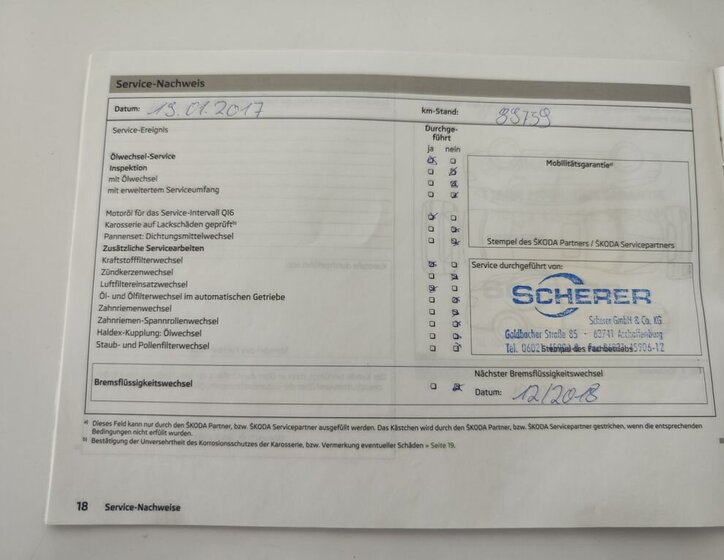 Škoda Superb Kombi 2,0 l 125 kw