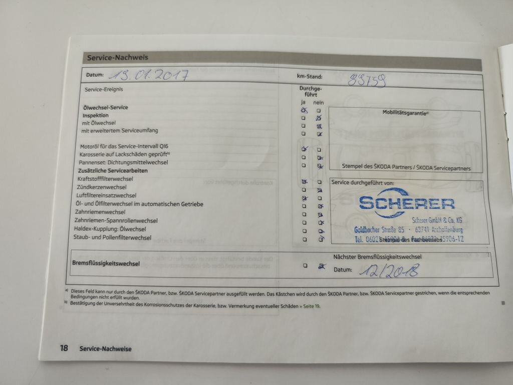 Škoda Superb Kombi 2,0 l 125 kw