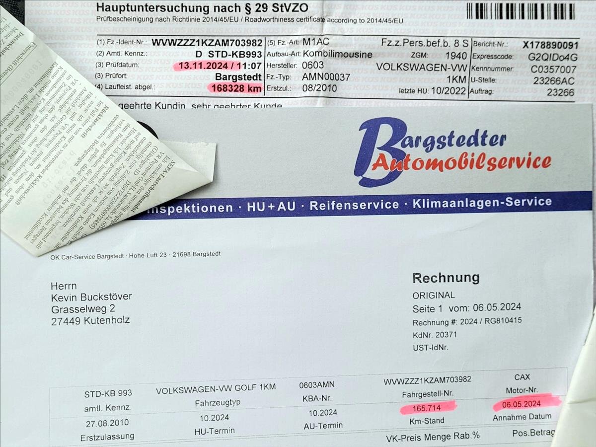 Volkswagen Golf Kombi 1,4 l 90 kw