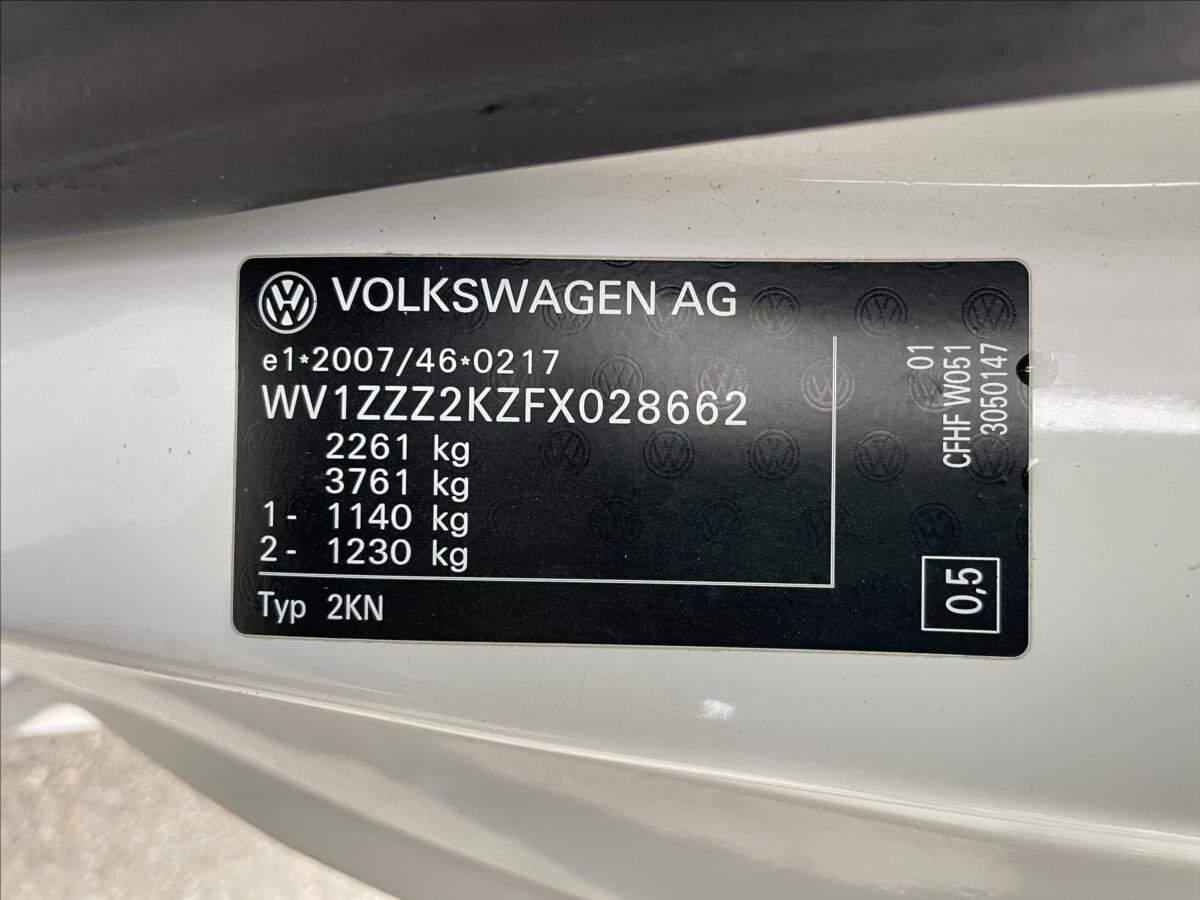 Volkswagen Caddy Skříň 2,0 l 81 kw