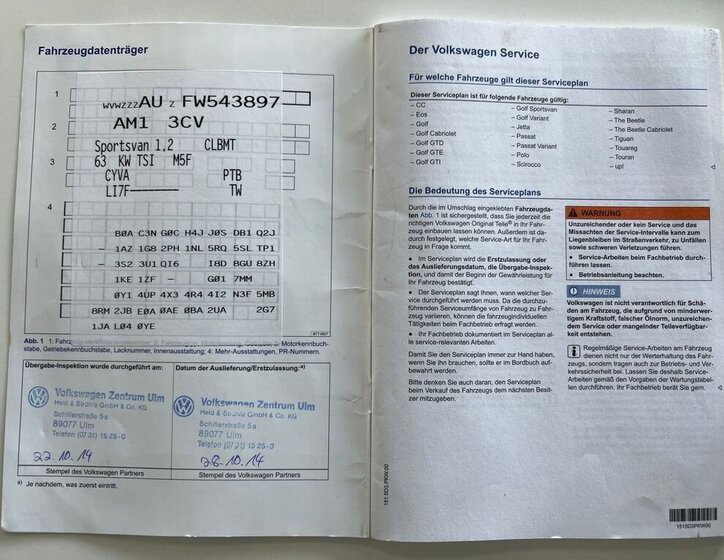 Volkswagen Golf Sportsvan MPV 1,2 l 63 kw