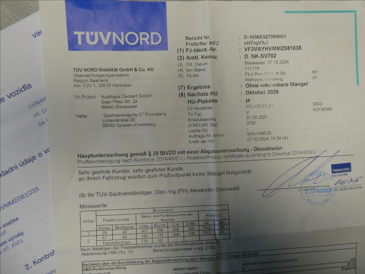 Peugeot Expert Kombi 1,5 l 88 kw