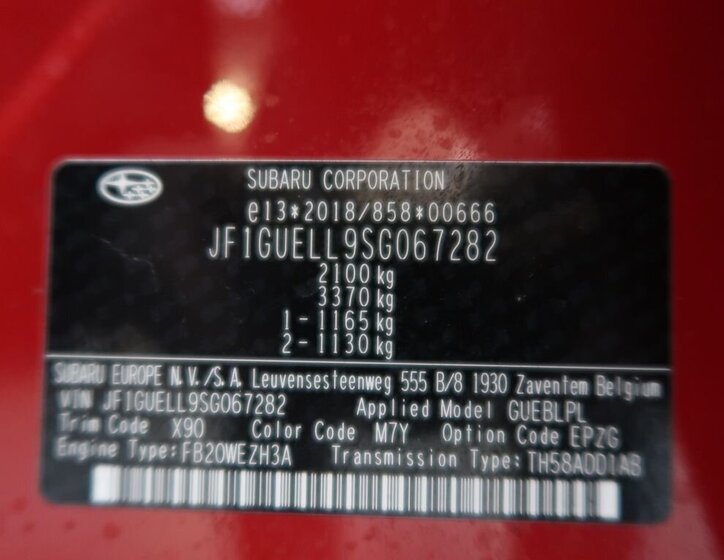 Subaru Crosstrek SUV 2,0 l 112 kw