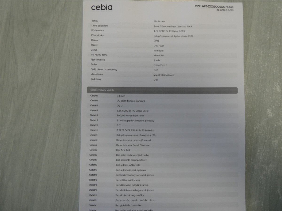 Ford Focus Kombi 1,5 l 70 kw