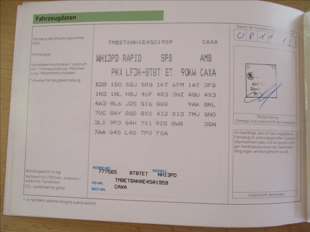 Škoda Rapid Hatchback 1,4 l 90 kw