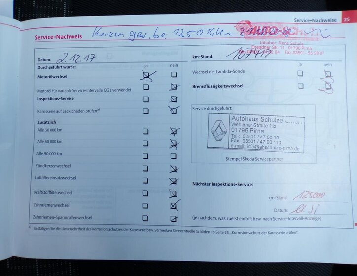 Škoda Octavia Kombi 1,2 l 77 kw