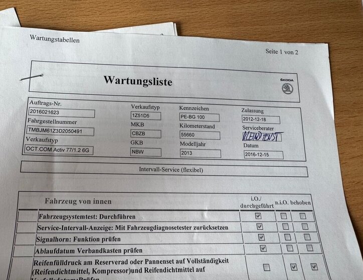 Škoda Octavia Kombi 1,2 l 77 kw
