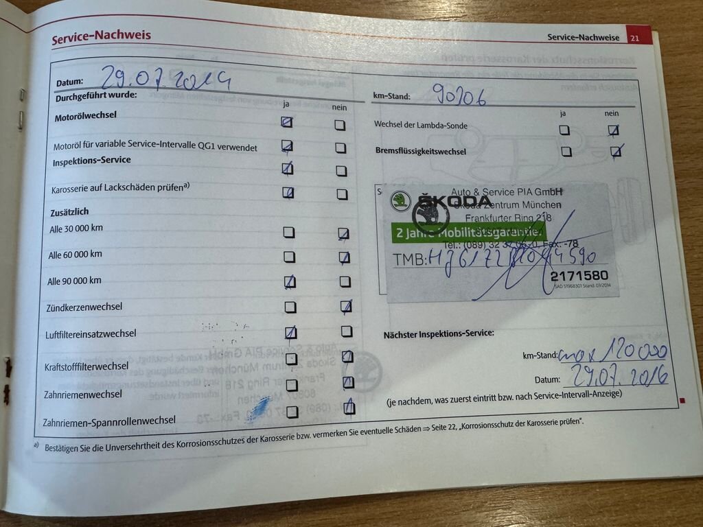 Škoda Octavia Kombi 1,4 l 90 kw