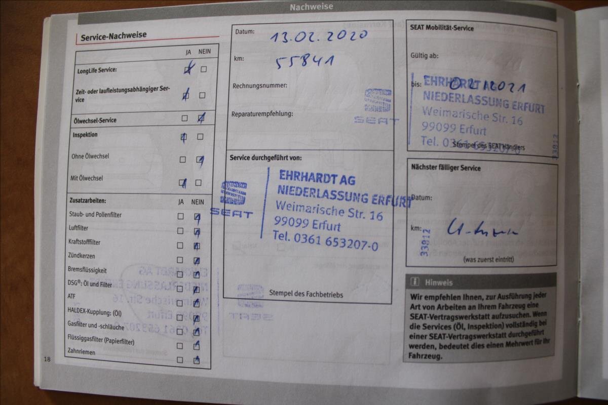 Seat Leon Kombi 1,6 l 85 kw