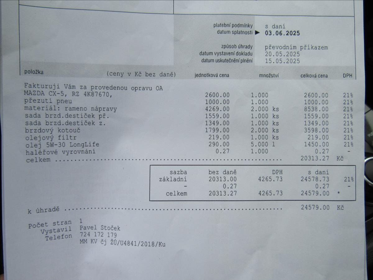 Mazda CX-5 SUV / Terénní 2,2 l 129 kw