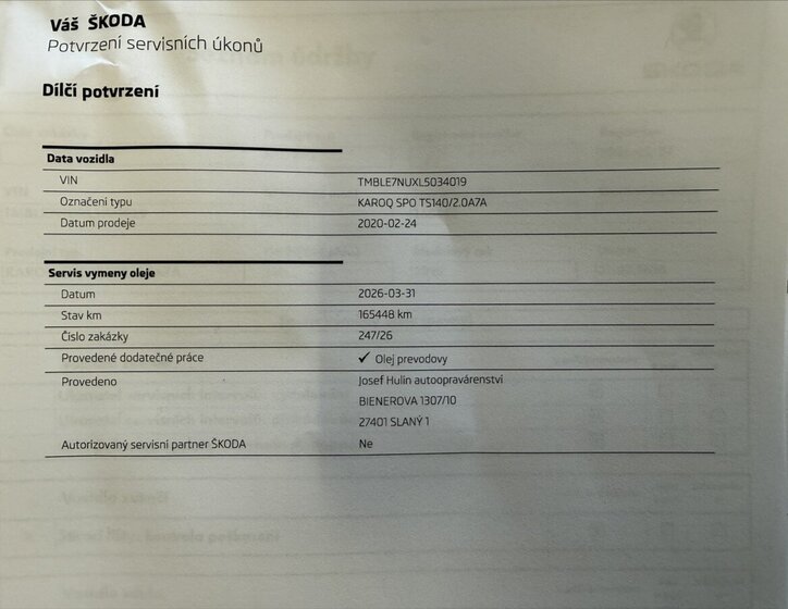 Škoda Karoq SUV / Terénní 2,0 l 140 kw