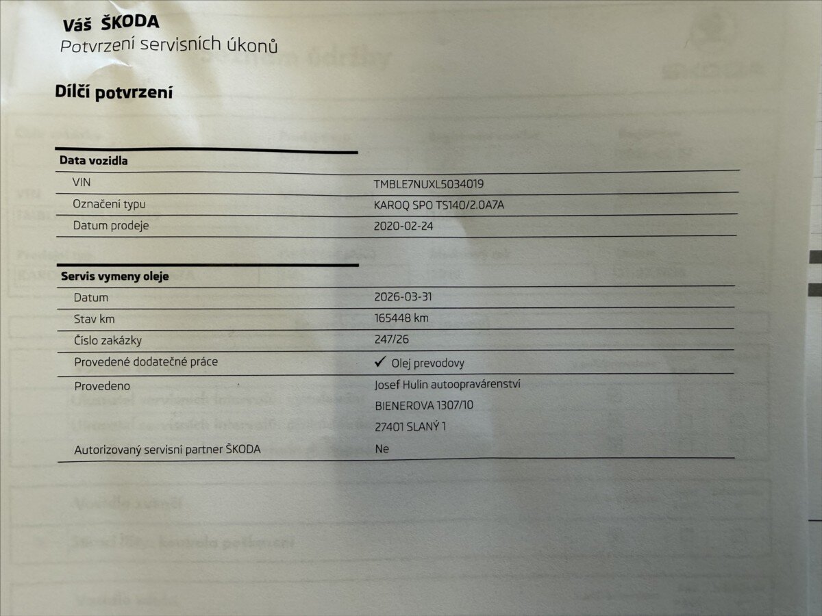 Škoda Karoq SUV / Terénní 2,0 l 140 kw