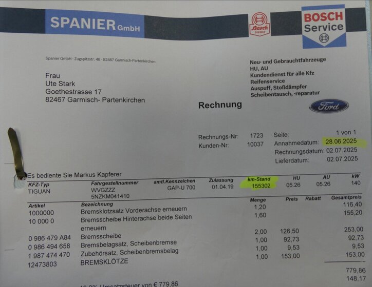 Volkswagen Tiguan Allspace SUV / Terénní 2,0 l 140 kw