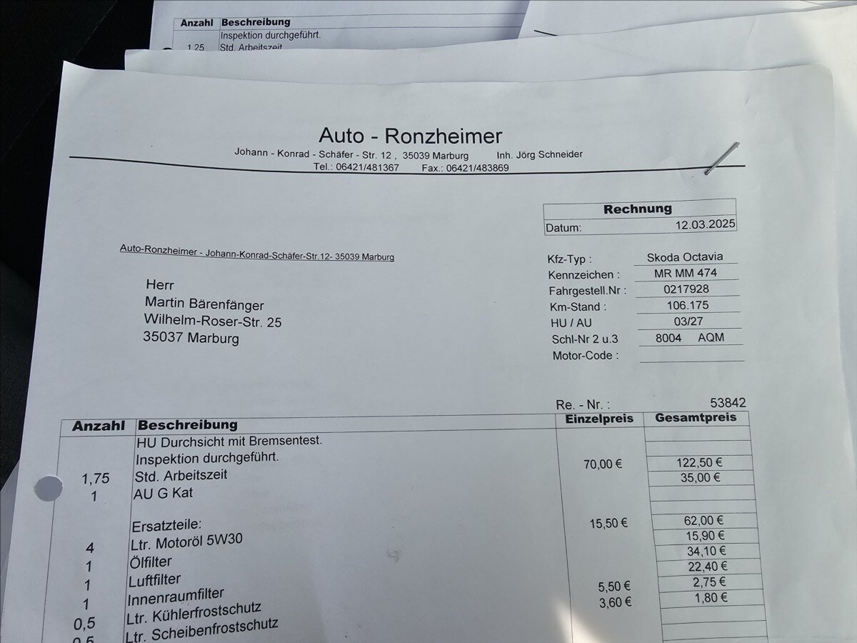 Škoda Octavia Kombi 1,4 l 110 kw