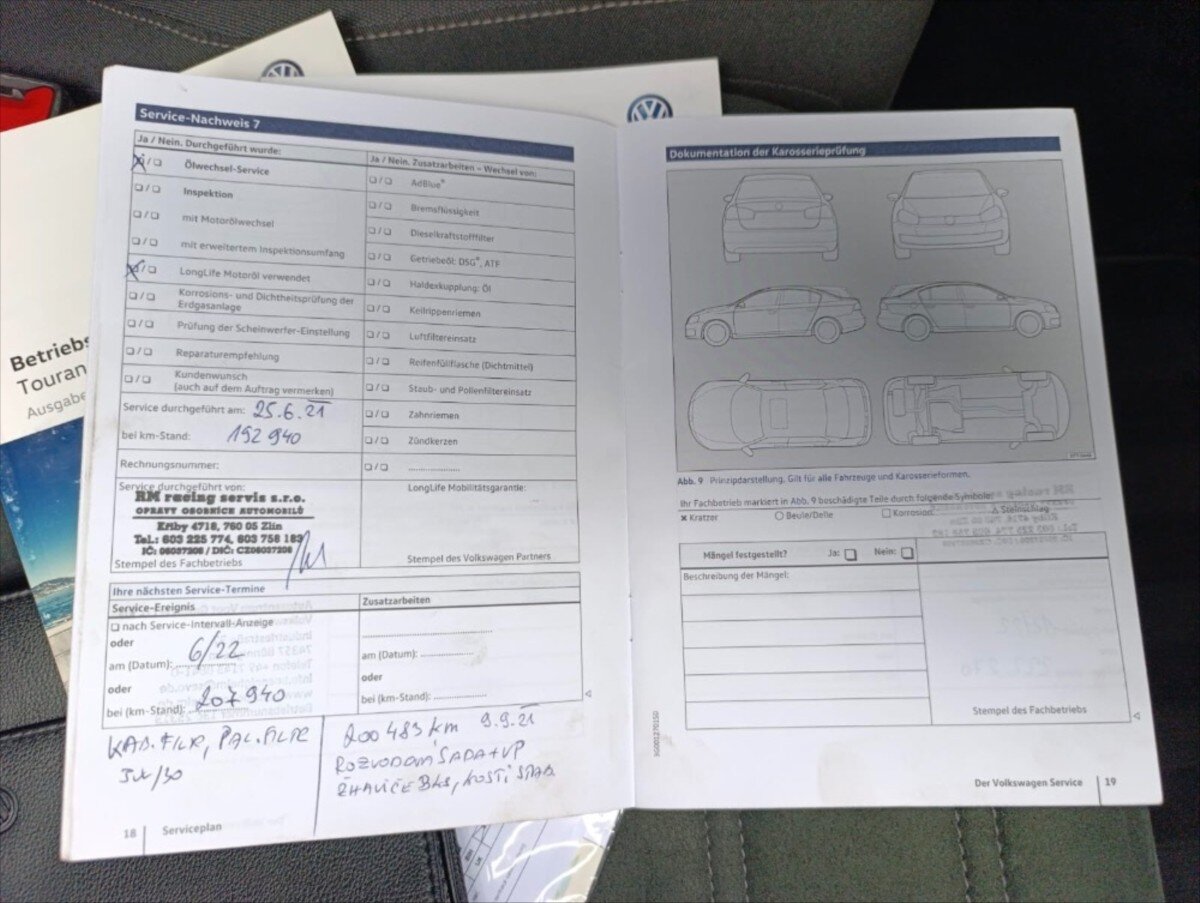 Volkswagen Touran MPV 2,0 l 110 kw