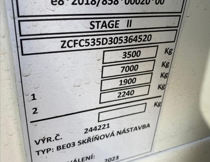 Iveco Daily Skříň 3,0 l 132 kw