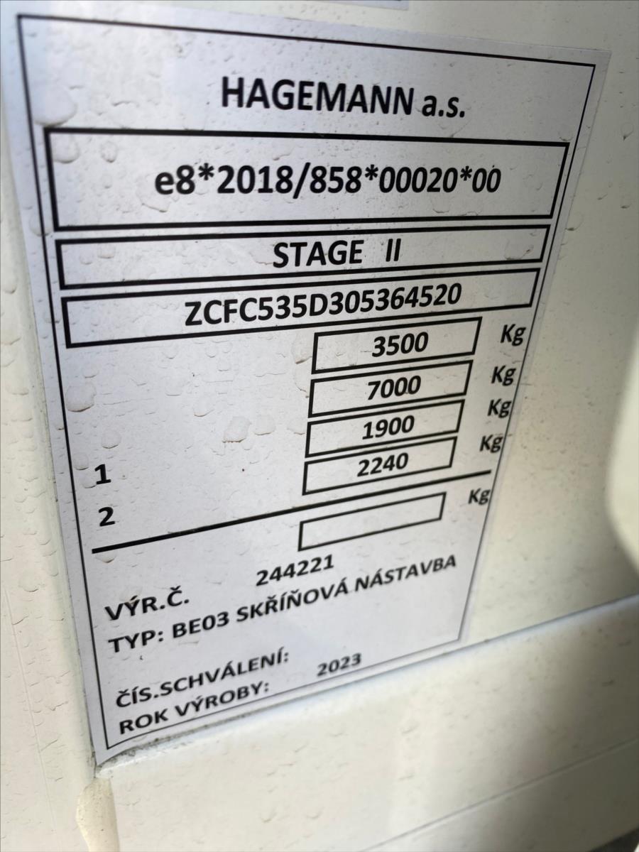 Iveco Daily Skříň 3,0 l 132 kw