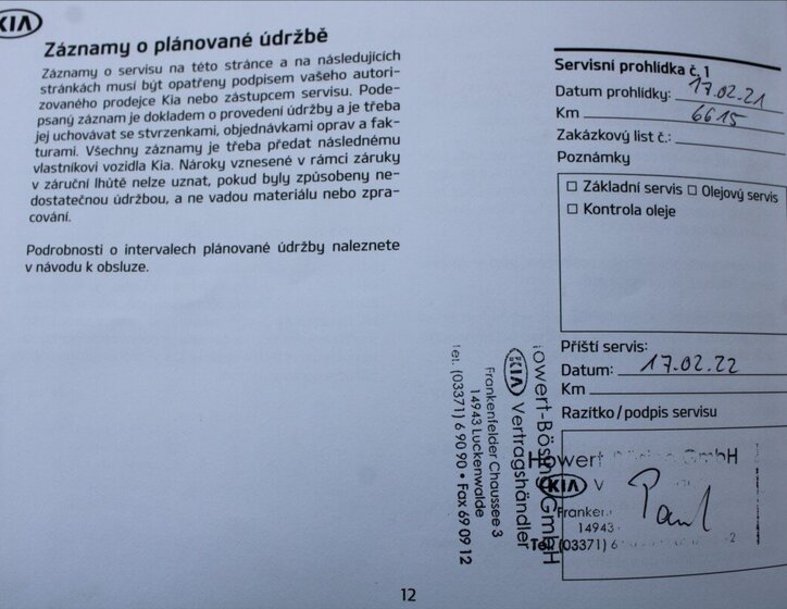 KIA Ceed Hatchback 1,4 l 73 kw