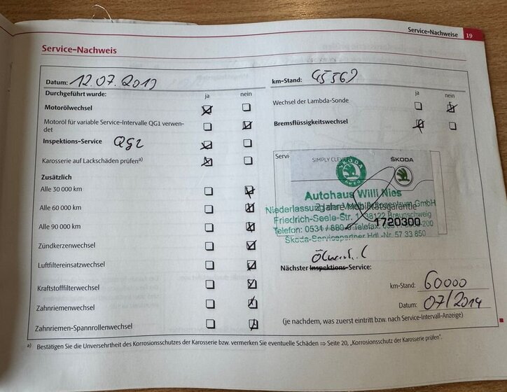 Škoda Fabia Hatchback 1,2 l 51 kw