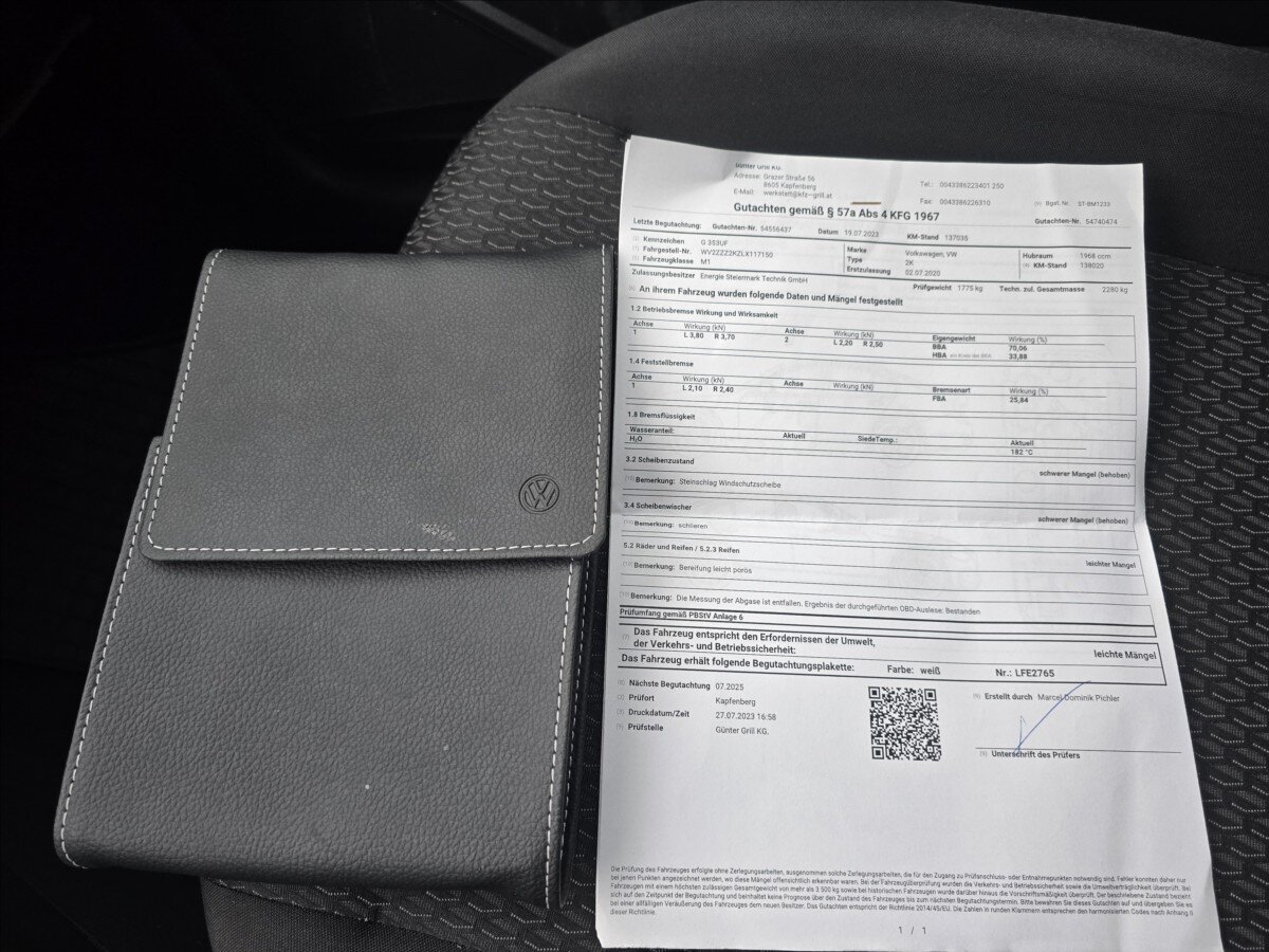 Volkswagen Caddy Kombi 2,0 l 90 kw