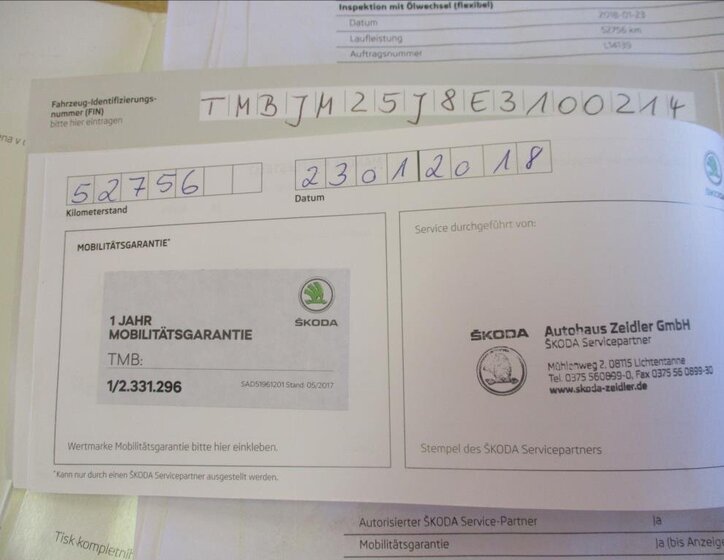 Škoda Fabia Kombi 1,2 l 63 kw