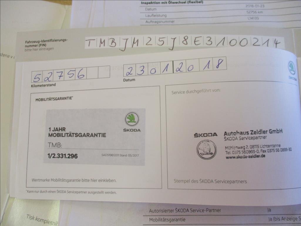 Škoda Fabia Kombi 1,2 l 63 kw