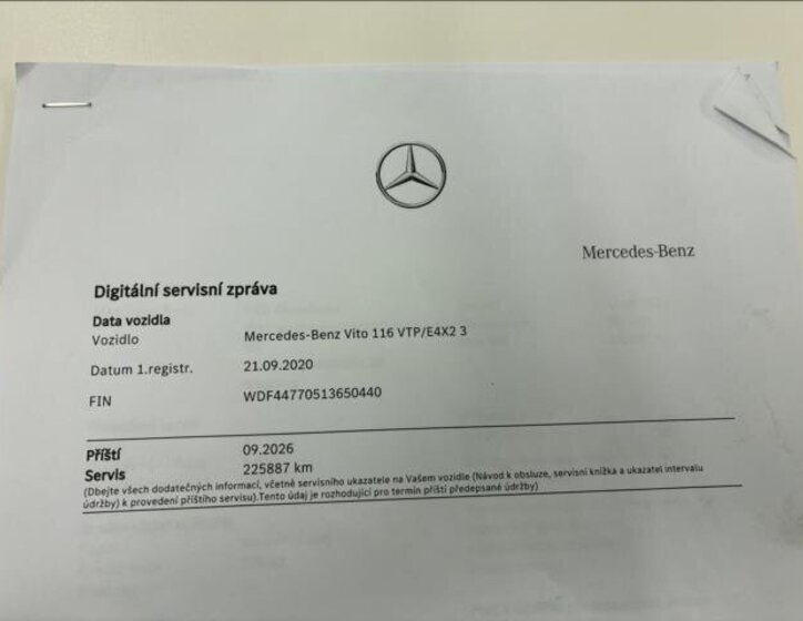 Mercedes-Benz Vito MPV 2,0 l 120 kw