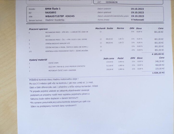 BMW Řada 1 Kombi 2,0 l 100 kw