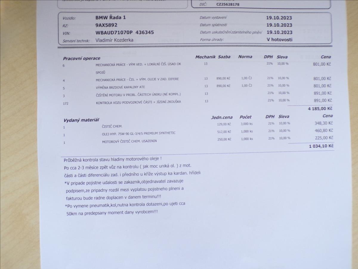 BMW Řada 1 Kombi 2,0 l 100 kw