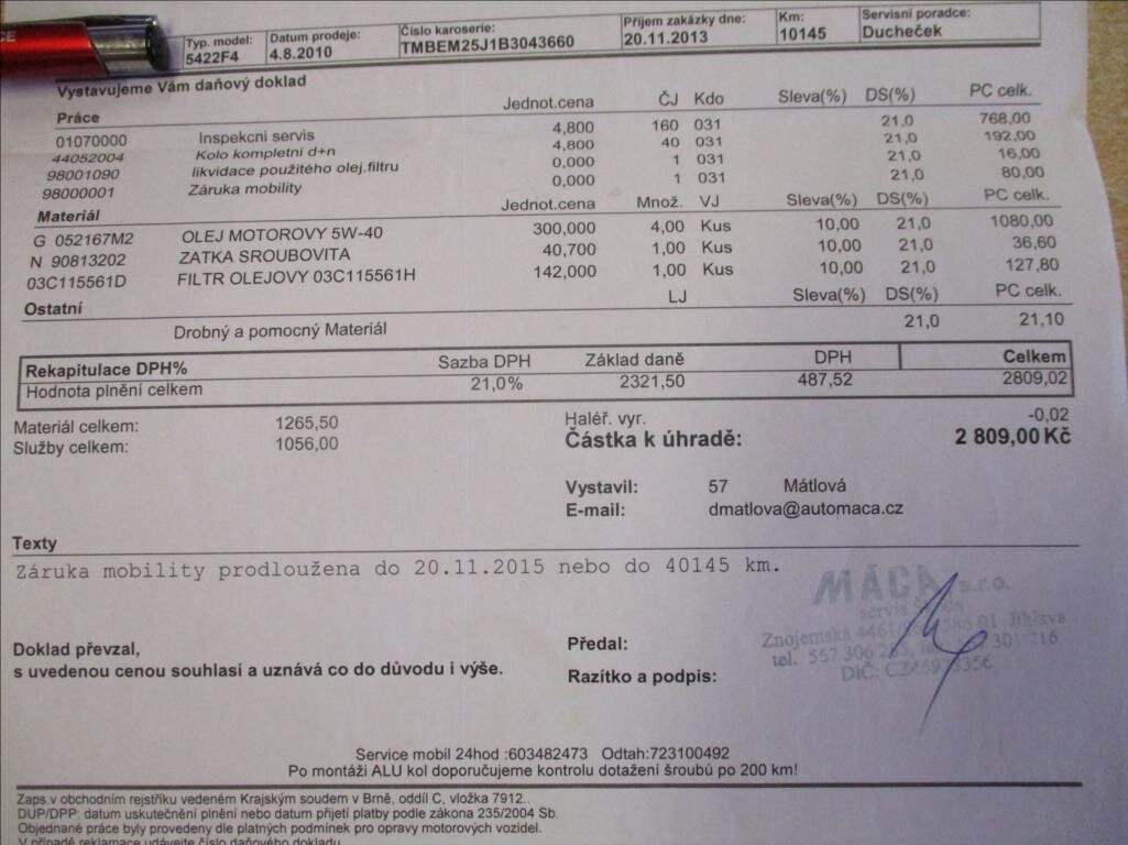 Škoda Fabia Hatchback 1,2 l 63 kw