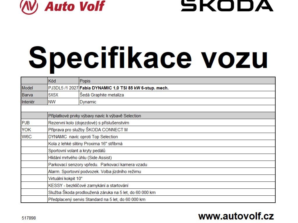 Škoda Fabia Hatchback 999,0 85 kw