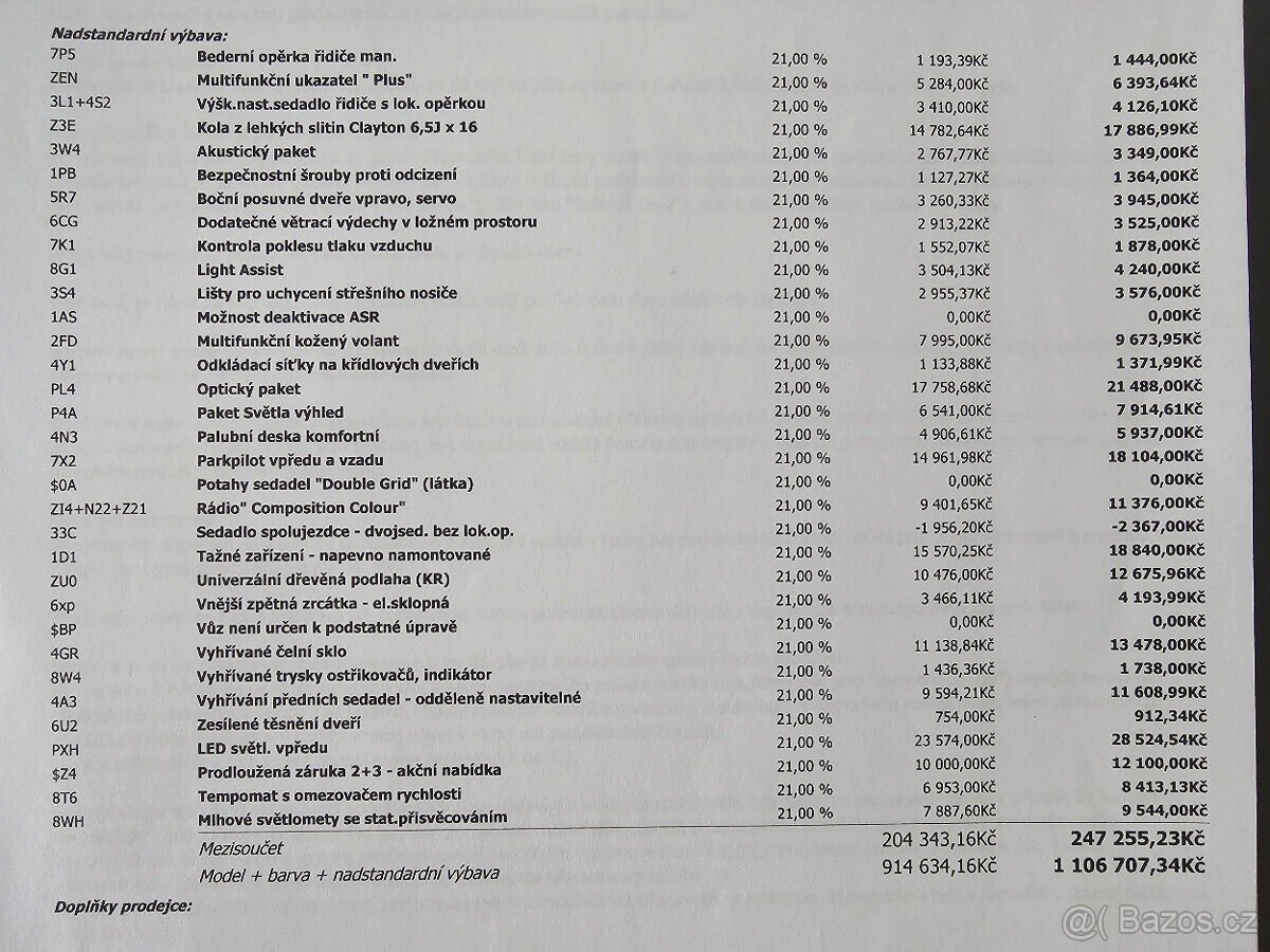 Volkswagen Transporter VAN / Minibus 0,0 81 kw
